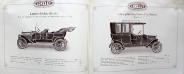 Ley Loreley Motorwagen Modelprogram 1912 Carbrochure (0374)